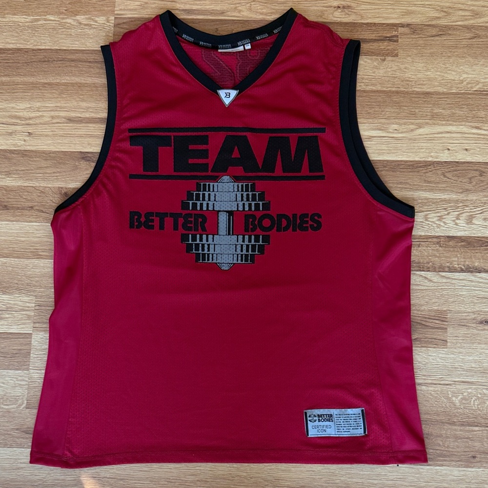 GASP/ Better Bodies Mesh Jersey Tank XXL